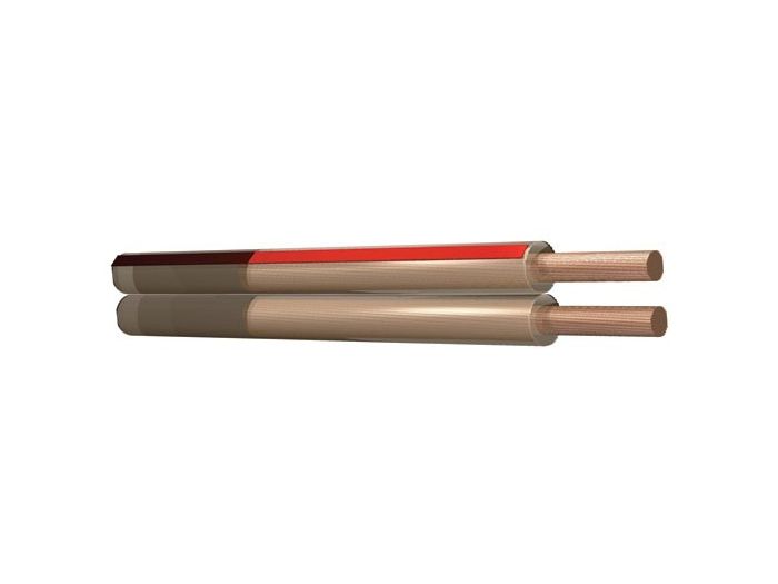 PD-Connex RX18 Cable paralelo altavoz transparente, 2 x 2.5mm, 25A, Transparente, 100m 801885