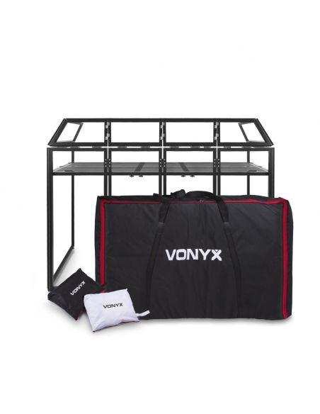 Vonyx DB5 Pro Cabina DJ Aluminio ancho 2.0m 180053