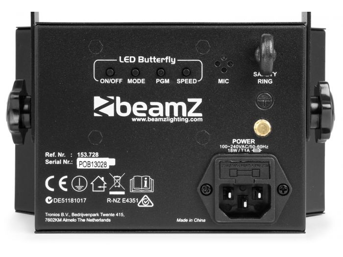beamZ LED Butterfly con strobo 153728 - 2