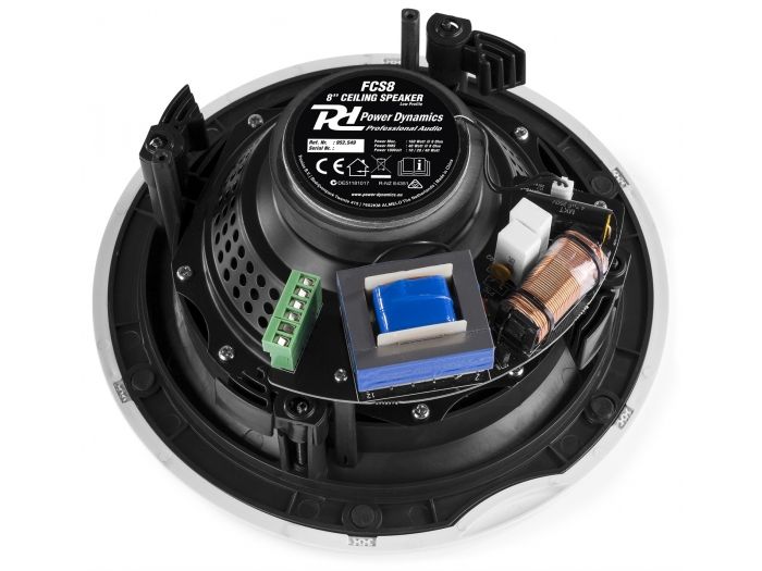 Power Dynamics FCS8 Altavoces de techo de bajo perfil 100V 8" 952549 - 10