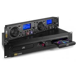 Power Dynamics PDX350 Double CD/MP3/USB Player | Mas Que Sonido