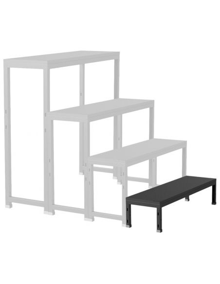 Power Dynamics 750MS20 Escalera modular 20cm con conector a tarima