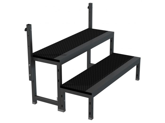 Power Dynamics 750MS20 Escalera modular 20cm con conector a tarima