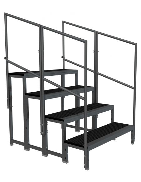 Power Dynamics 750MS20 Escalera modular 20cm con conector a tarima