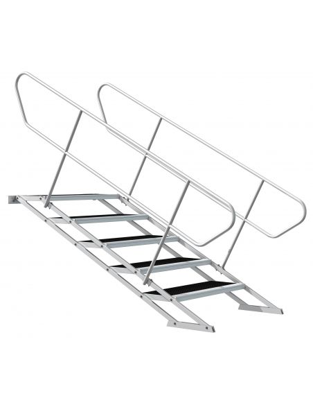 Power Dynamics 750AH Pasamanos izquierdo para escaleras ajustables
