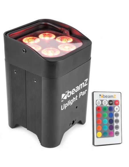 Beamz BBP96 Foco Par con bateria 6x 12W 