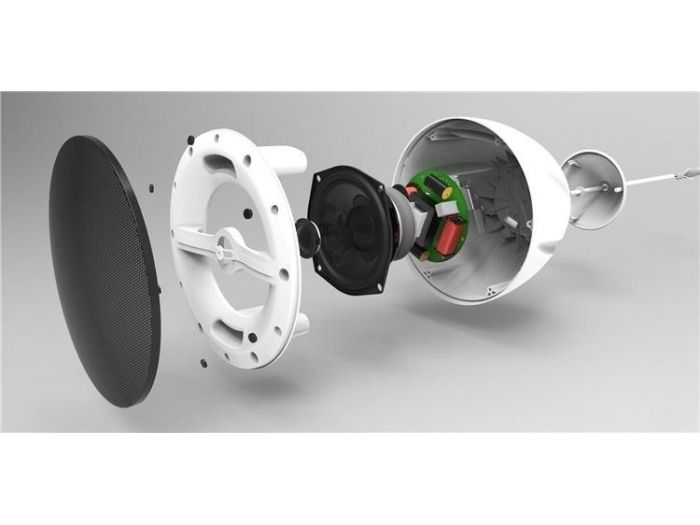Power Dynamics PDS40W Altavoz Colgante 100V 5.25” Blanco 952512 - 5