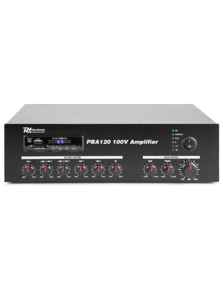 Power Dynamics PBA120 Amplificador linea 100V 120W 952096 - 2