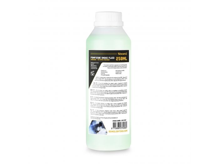 Beamz FSMF250E Líquido de Humo 250ml estandar Verde 
