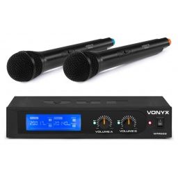 Vonyx WM522 Micro VHF 2CH HH Display | Mas Que Sonido