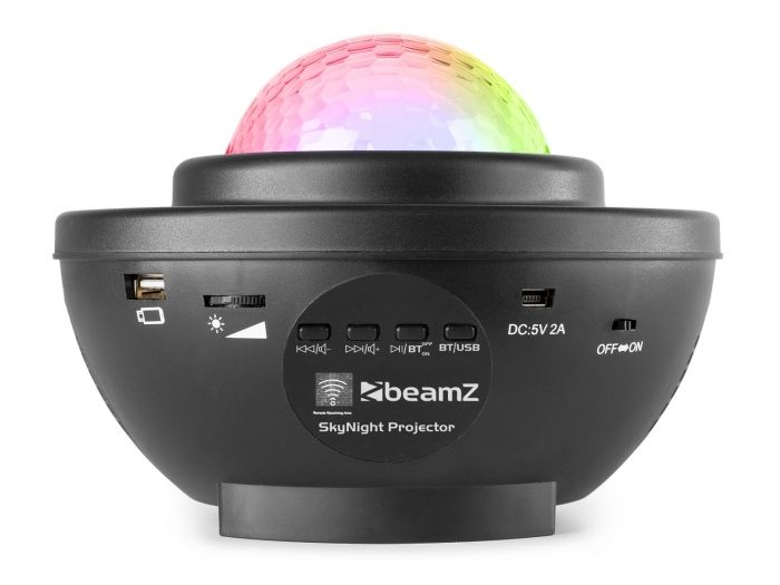 beamZ Proyector SkyNight con estrellas Rojas y Verdes 153210