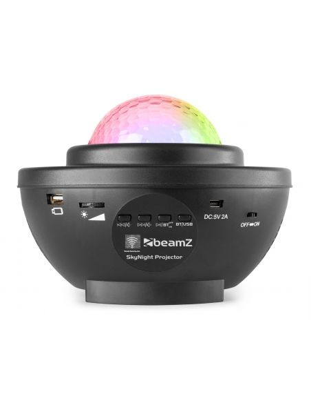 beamZ Proyector SkyNight con estrellas Rojas y Verdes 153210