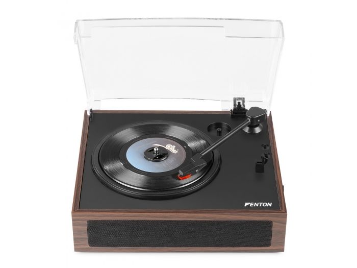 Fenton RP170D Giradiscos con caja de almacenaje de vinilos Madera oscura 102166 - 7