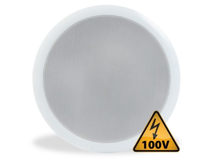Power Dynamics Altavoz de techo 100V 8" Basic Blanco 952534 - 4