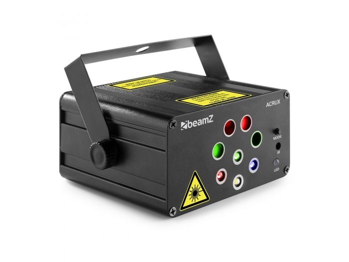 beamZ Acrux Quatro R/G Party Laser con RGBW 152610