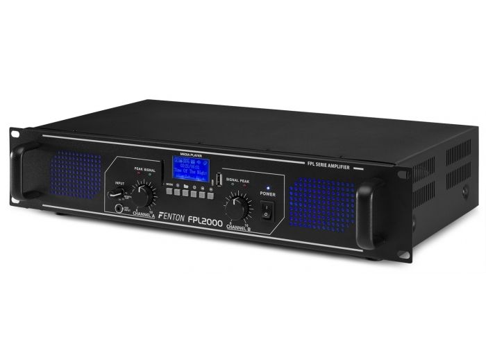 Fenton FPL2000 Amplificador Digital LED azules + EQ