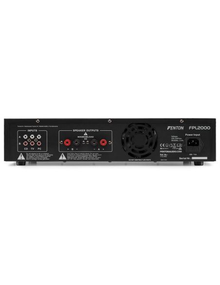 Fenton FPL2000 Amplificador Digital LED azules + EQ