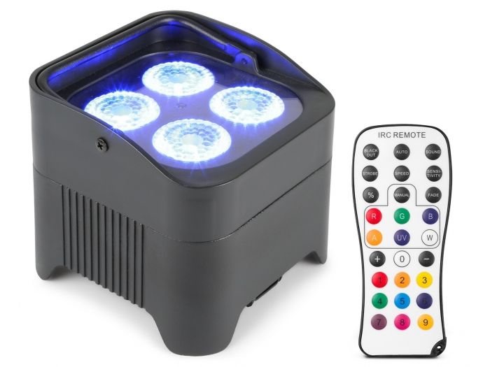 Beamz BBP94 Foco PAR con bateria 4x 10W 