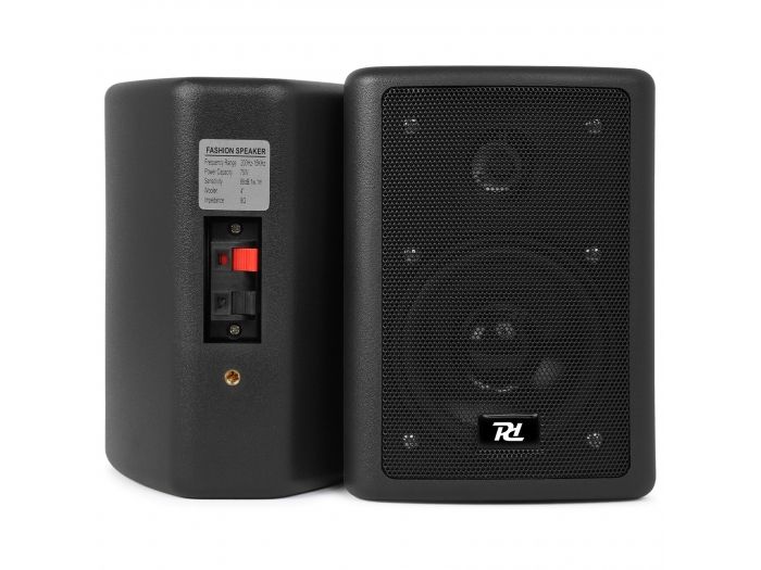 Skytec ODS40B Conjunto de altavoces stereo, 2-vias, 75W max, Negro - Pareja 100015 - 4