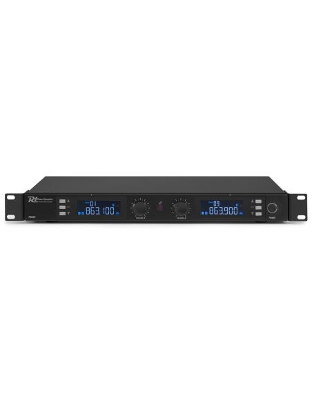 Power Dynamics PD632H 2x 20 Canales Digital UHF Micro Inalambrico con 2 micros 179010