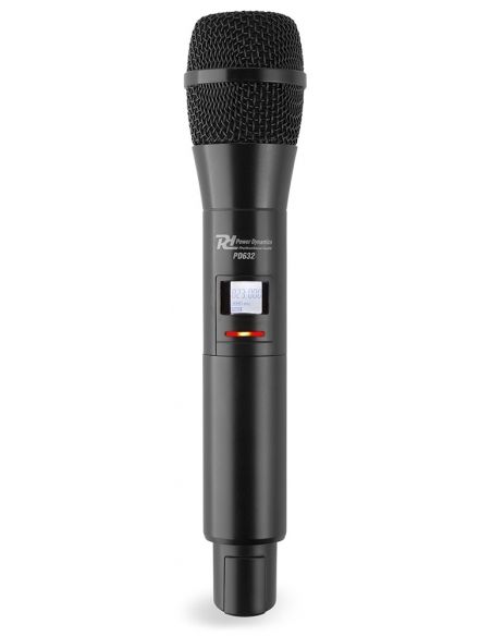 Power Dynamics PD632H 2x 20 Canales Digital UHF Micro Inalambrico con 2 micros 179010