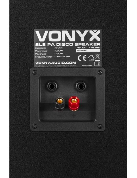 Vonyx SL8 Altavoz Pasivo 8" 400W Unidad 178728 By-Vonyx - 6