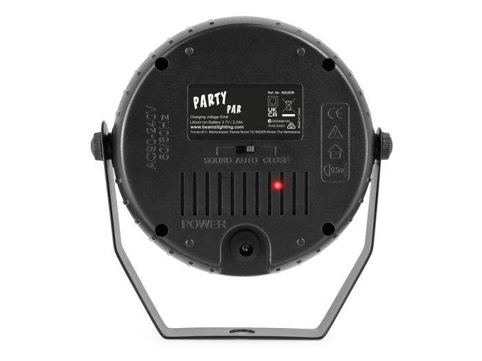 beamZ PLP14 Foco Par Party con batería 6x 1W UV 153209 - 5