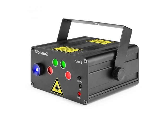 beamZ Dahib Doble Laser RG Gobo con LED Azul 152612 - 3