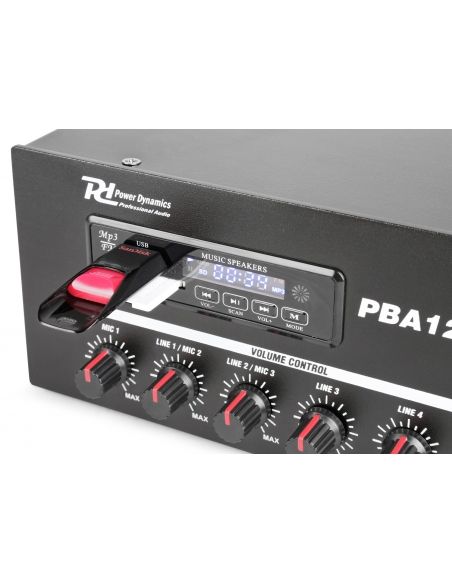 Power Dynamics PBA60 Amplificador linea 100V 60W 952093 - 5