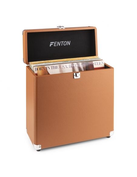 Fenton RC30 Vinyl Record Case Brown 102017 - 3
