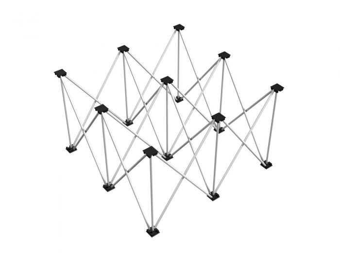 Power Dynamics Spider D750 Patas elevadoras 100 x 100cm Aluminio 60cm 182244