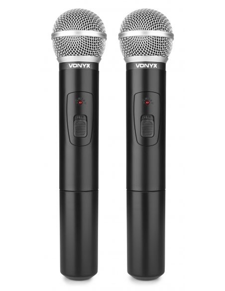 Vonyx STWM712 MIcrofono VHF 2 canales diversity 179183 - 2