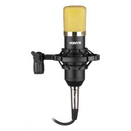 Vonyx CM400B Studio Cond. Microphone Blac | Mas Que Sonido