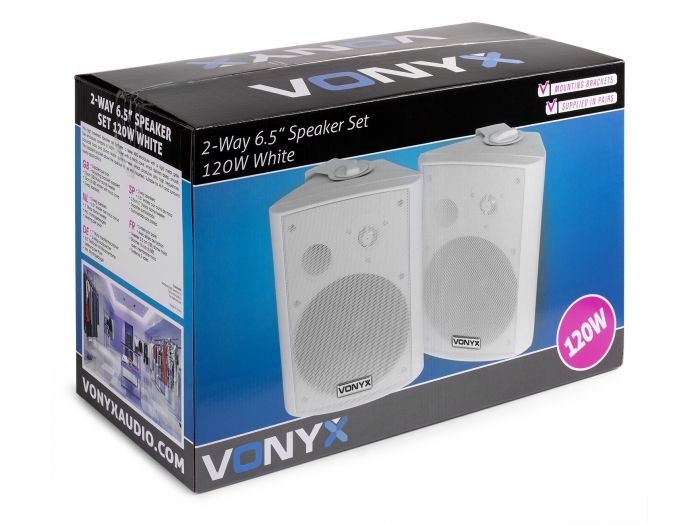 Skytec ODS65W Juego de altavoces 2 vias 120W - blanco 100025 - 11