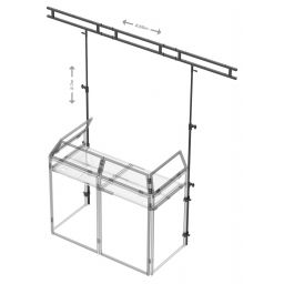 Vonyx DB3L Puente de luces para mesa DJ DB3 180034 - 1