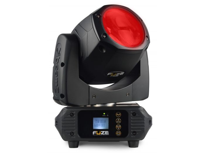 Beamz Fuze75B Set 2 pcs Cabeza Movil 75W LED en Flightcase 