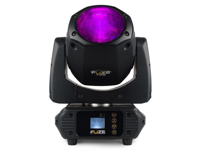Beamz Fuze75B Set 2 pcs Cabeza Movil 75W LED en Flightcase 