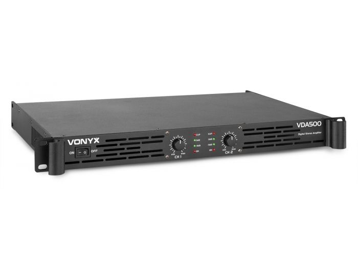 Vonyx VDA500 Amplificador PA 1U 2x 250W 172044