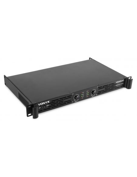 Vonyx VDA500 Amplificador PA 1U 2x 250W 172044