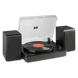 Audizio RP330 Giradiscos HQ Negro con altavoces 102178 - 1