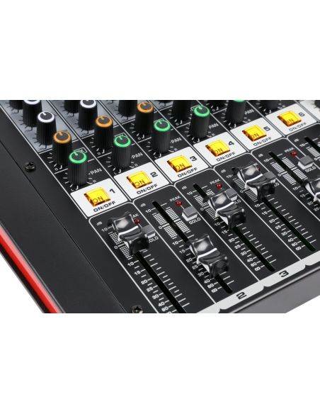 Power Dynamics PDM-M804A Mezclador directo amplificado 8 canales
