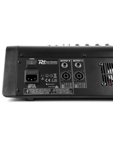 Power Dynamics PDM-M804A Mezclador directo amplificado 8 canales