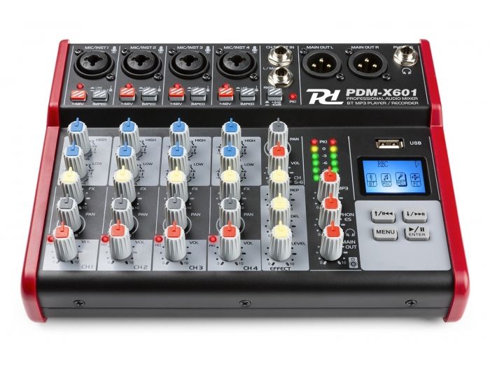 Power Dynamics PDM-X601 Mezclador Musical de estudio 6-Ch 172652 - 3