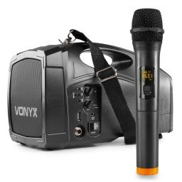 Vonyx ST014 Megafono con micro inalambrico y bateria UHF 178866
