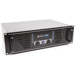Skytec SKY-2000B Amplificador de sonido 2x 1000W Negro