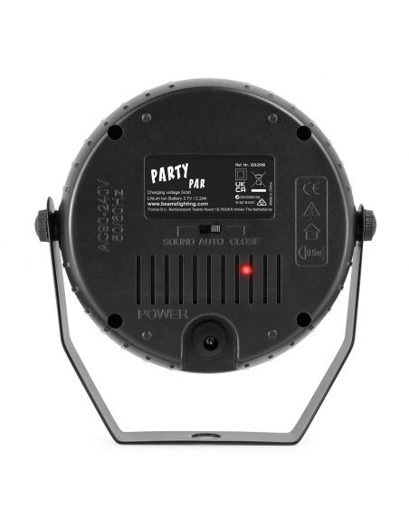 beamZ PLP12 Foco Par Party con batería 6x 1W Blanco 153208 - 5