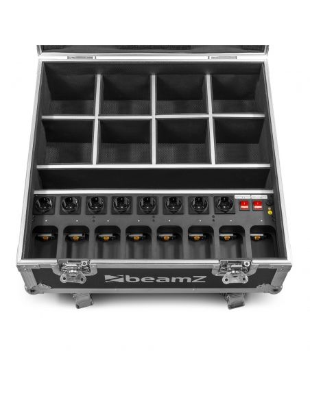 beamZ FCC10 Flightcase para 8x BBP54 con cargador 150603 - 8