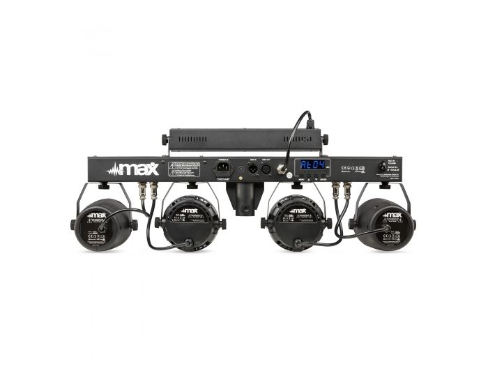 Max PartyBar10 Kit 2x Jelly Moon, 2xPAR y UV/Strobo 153008 - 5