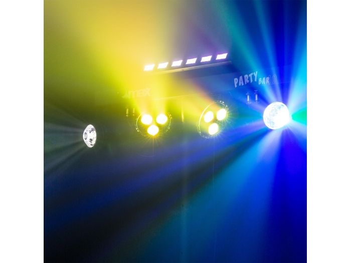 Max PartyBar10 Kit 2x Jelly Moon, 2xPAR y UV/Strobo 153008 - 9