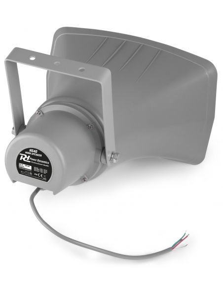 Power Dynamics HS40 Altavoz exponencial bocina 40W 100V - IPX6 952204